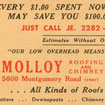Molloy Roofing Postcard