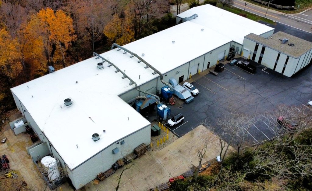 Commercial TPO & EPDM roof replacement in Blue Ash, Ohio by Molloy Roofing Company