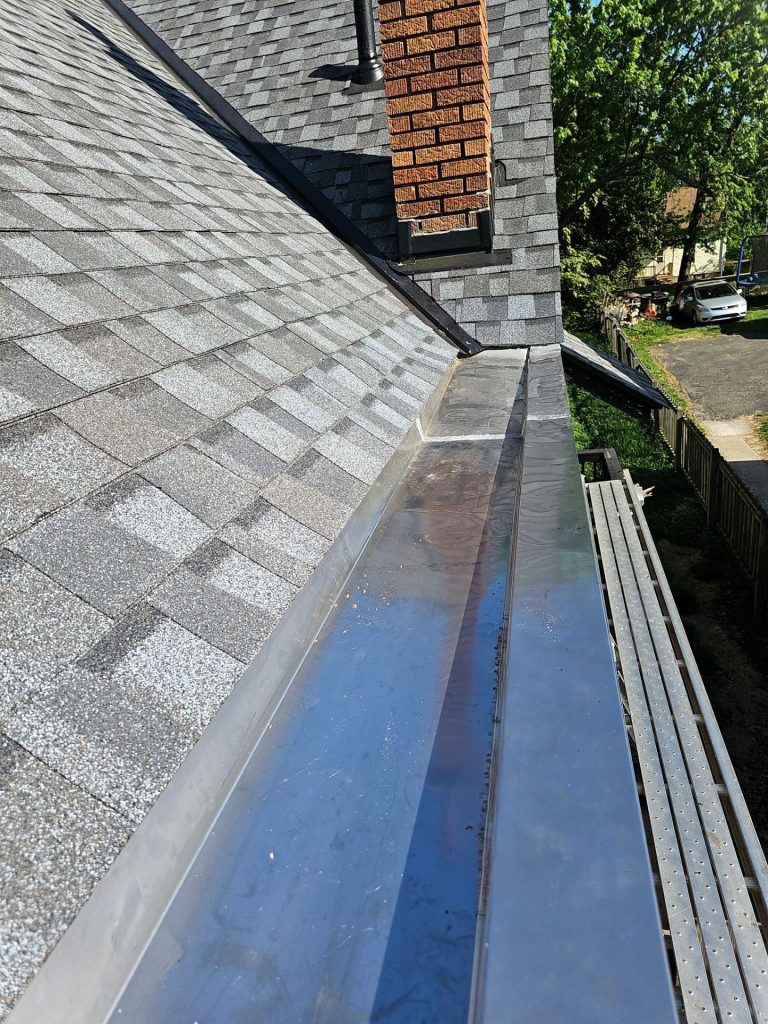 Residential Box Gutter Roof Cincinnati, Ohio by Molloy Roofing Company