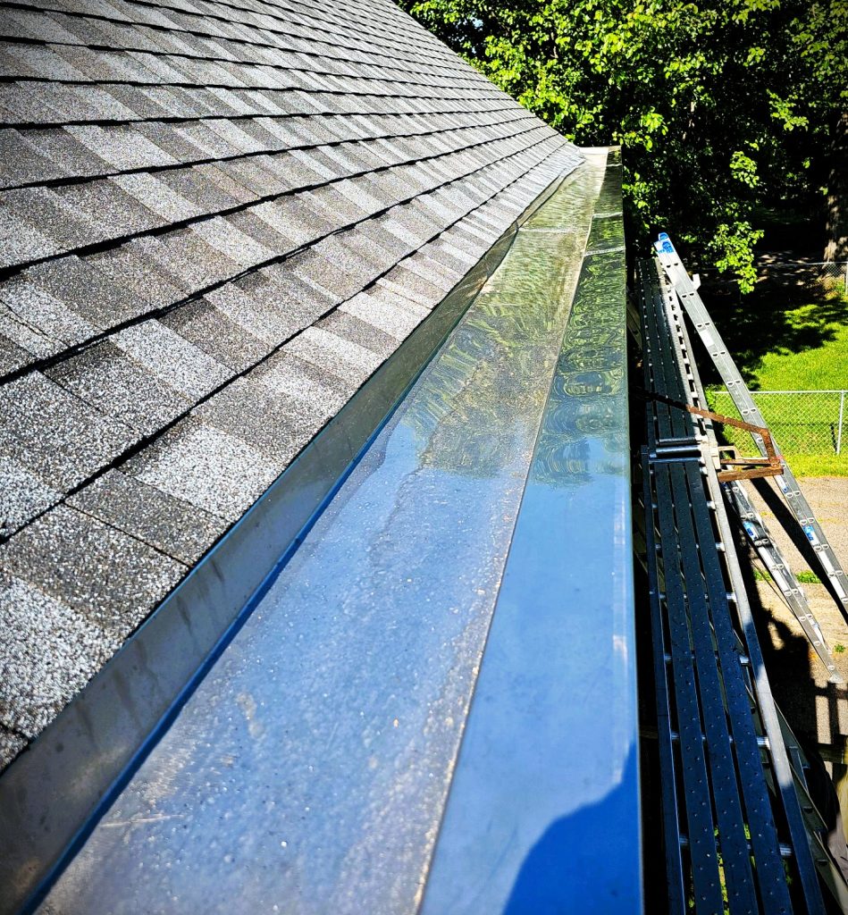 Residential Box Gutter Roof Cincinnati, Ohio by Molloy Roofing Company