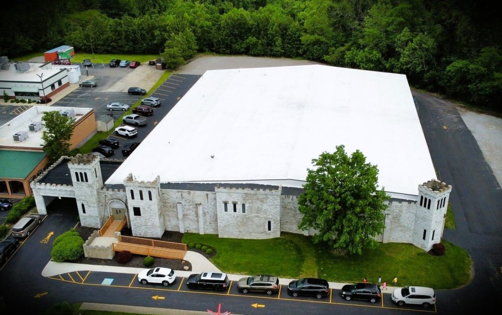 Commercial TPO roof replacement in Loveland, Ohio by Molloy Roofing Company