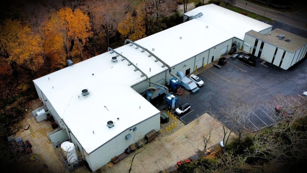 Commercial TPO & EPDM roof replacement in Blue Ash, Ohio by Molloy Roofing Company
